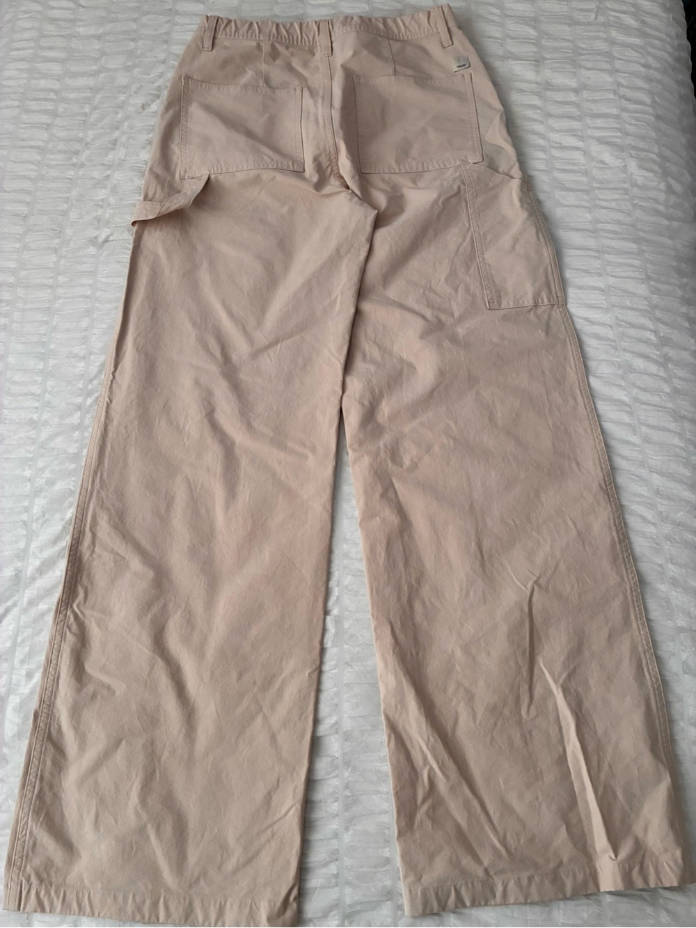 Vuori Getaway Wide Leg Pants in Milkweed Cream Size Small - Picture 5 of 10